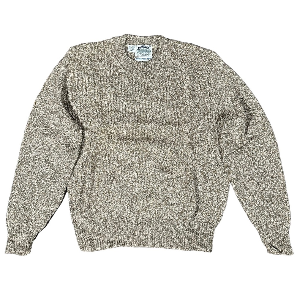 Vintage Cambridge Dry Good Company British Ragg Wool Sweater Size XL